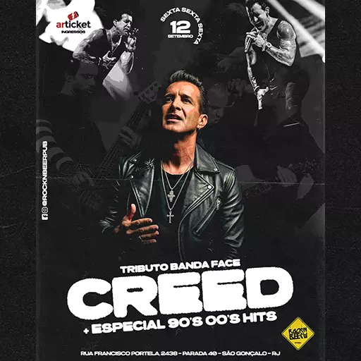 Foto do Evento CREED TRIBUTO BANDA FACELESS