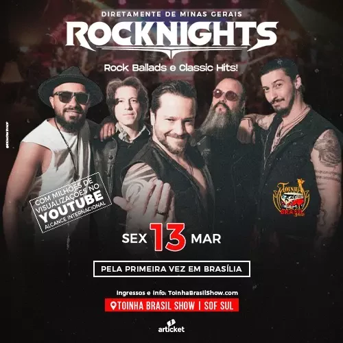 Foto do Evento Banda Rocknights em Brasília