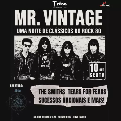 Foto do Evento MR. VINTAGE NO TRIBUS