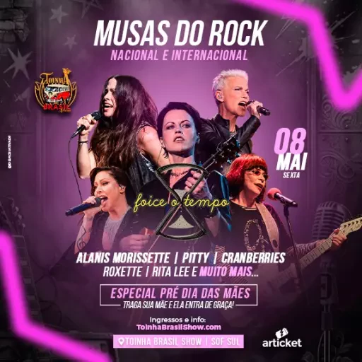 Foto do Evento Musas do Rock