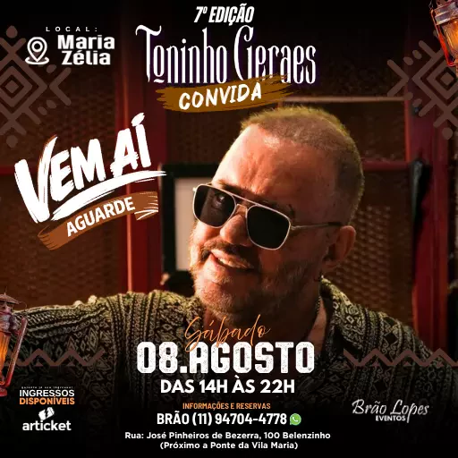 Toninho Geraes | 7ª Edição