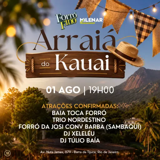 Arraiá do Kauai no RJ