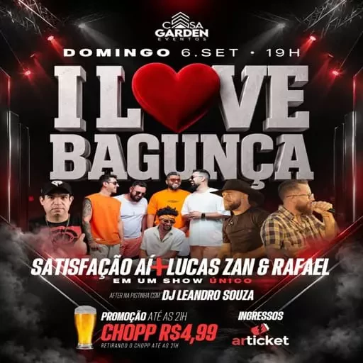 I  L❤️VE BAGUNÇA