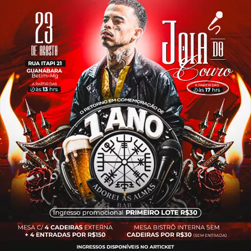 JOIA DO COURO ESPECIAL 1 ANO