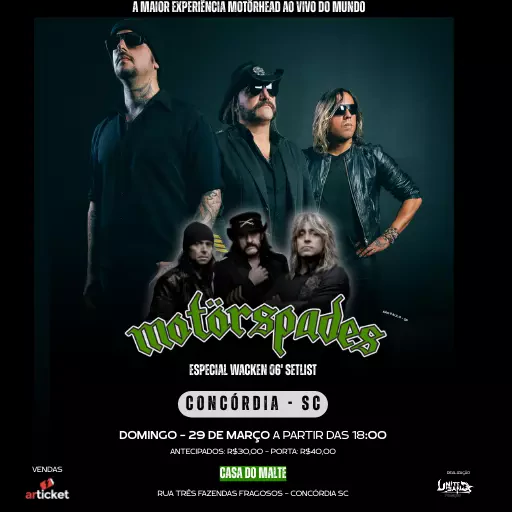 Foto do Evento MOTÖRSPADES EM CONCÓRDIA - SC