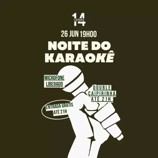 Foto do Evento Karaokê no Espaço 14