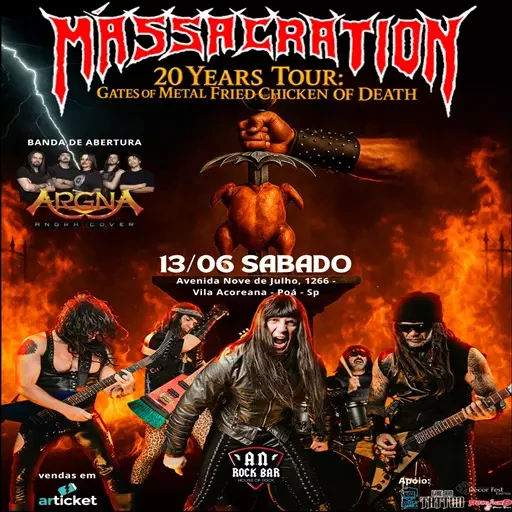 Foto do Evento MASSACRATION em POÁ/SP