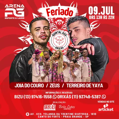 Foto do Evento Quintal dos Orixás - Arena PG