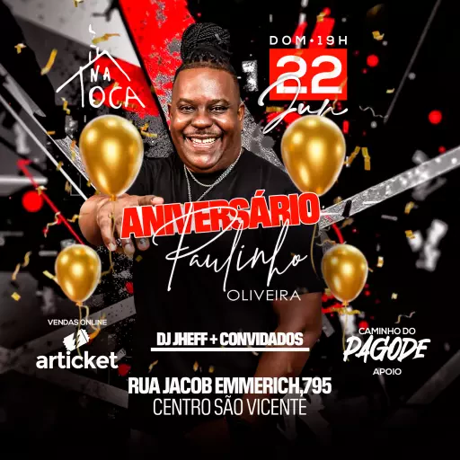 Aniversário Paulinho Oliveira
