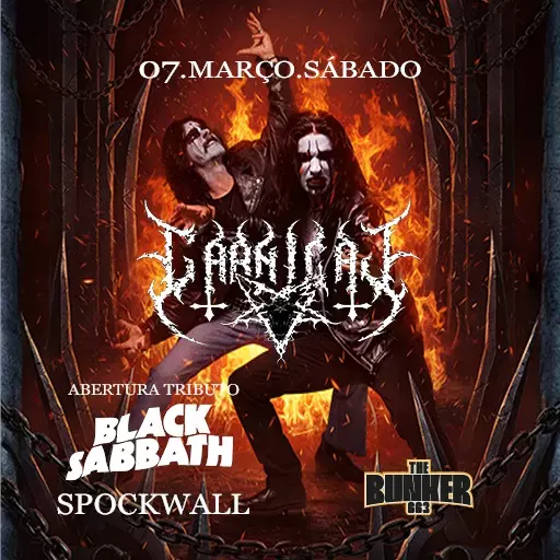 Foto do Evento CARNIÇAL & BLACK SABBATH (Spockwall)