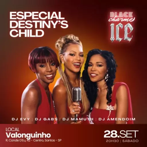 Foto do Evento Black Charme Ice - Destiny´s Child