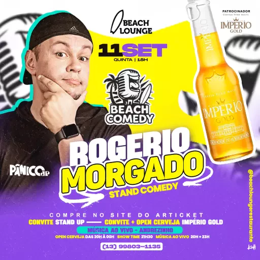 Foto do Evento Rogerio Morgado - Stand Up Comedy