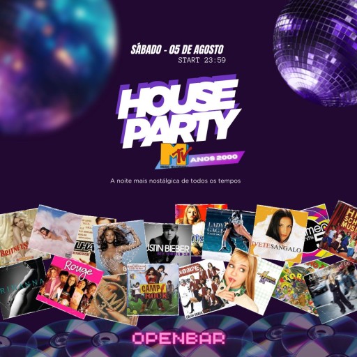 Foto do Evento HOUSE PARTY MTV ESPECIAL ANOS 2000