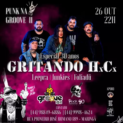 Tur 30 anos de Gritando HC!