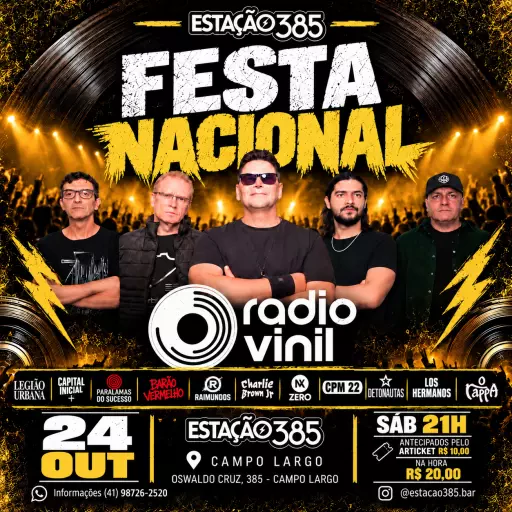 Festa Nacional com Rádio Vinil