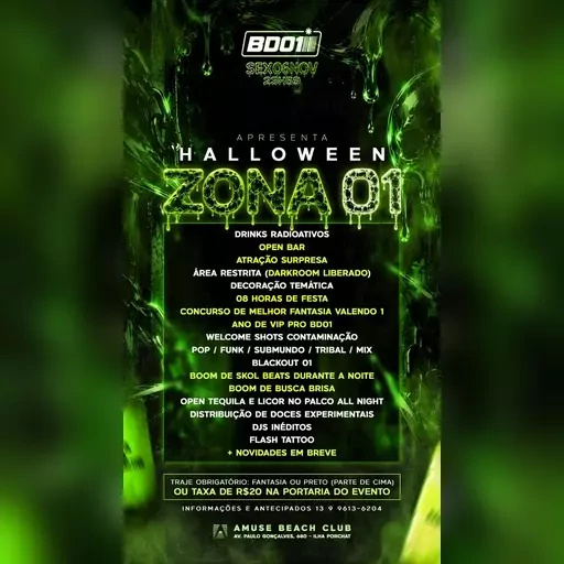 BD01 DE HALLOWEEN OPEN BAR