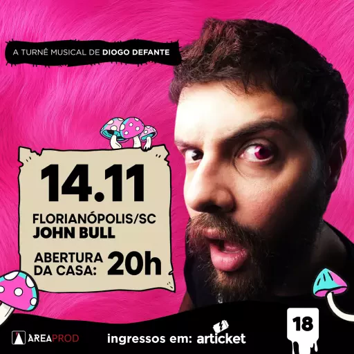 Foto do Evento DIOGO DEFANTE EM FLORIANÓPOLIS
