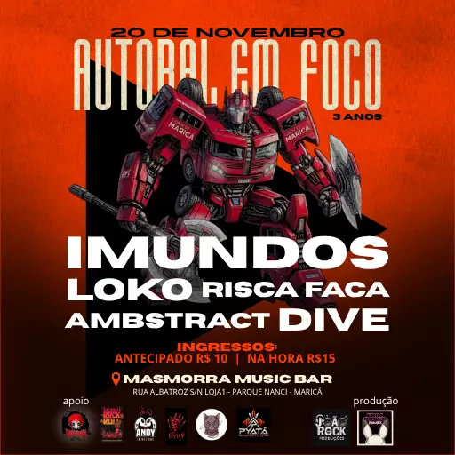 AUTORAL EM FOCO 3 ANOS