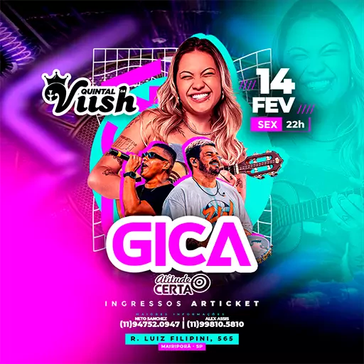 Foto do Evento Pagode da Gica na Viish Mairiporã