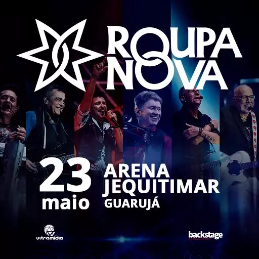 Roupa Nova Turnê 2025 - Guarujá