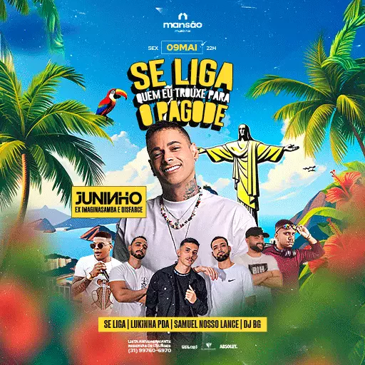 Foto do Evento Se Liga quem eu trouxe pro Pagode