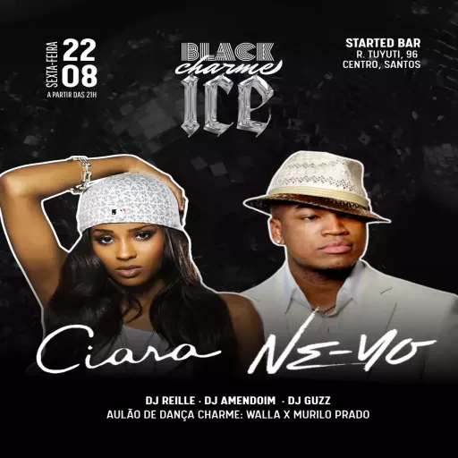 Foto do Evento Black Charme Ice - Ciara x Neyo