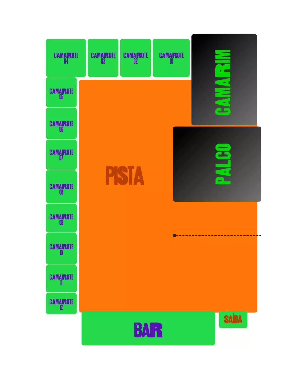 Mapa do evento