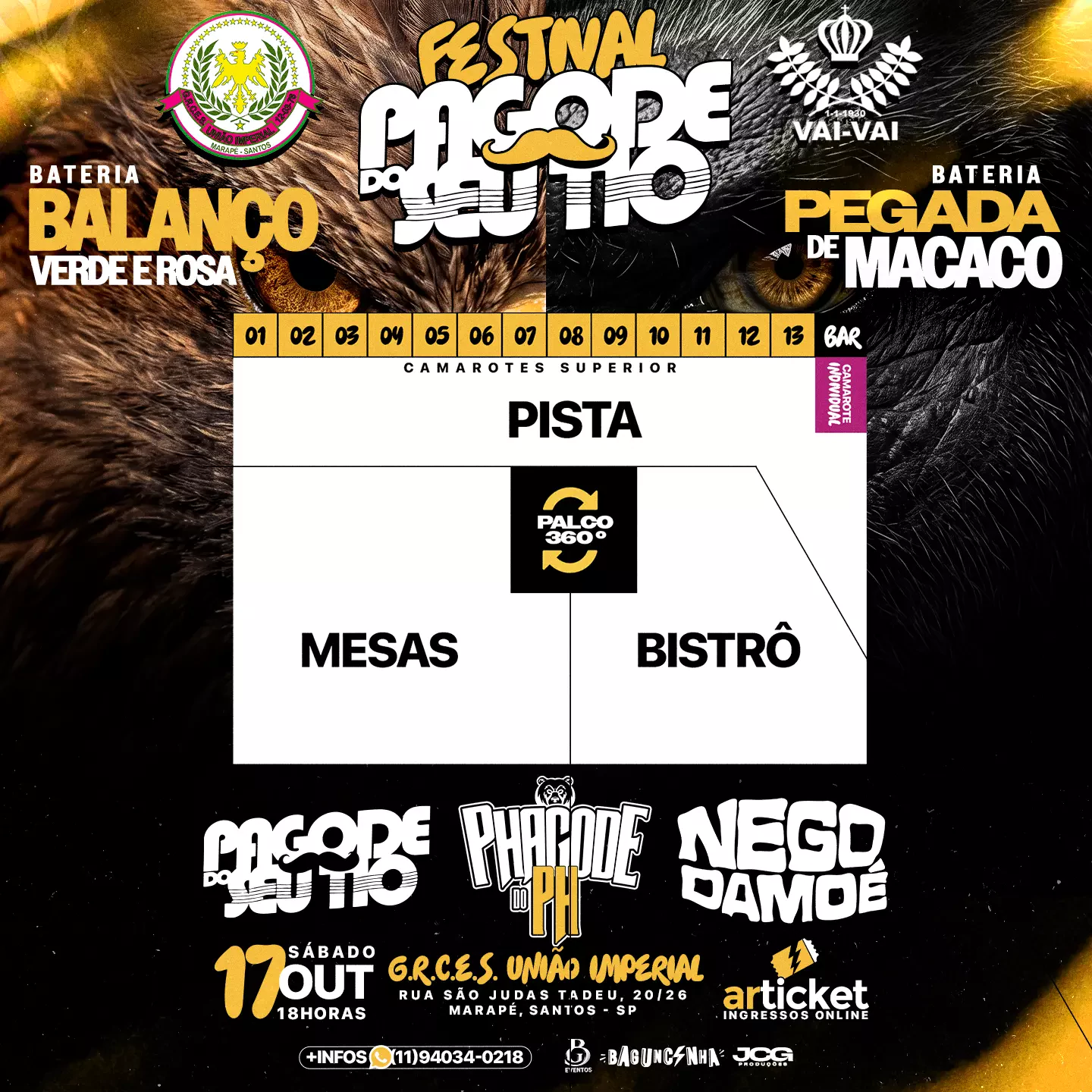Mapa do evento