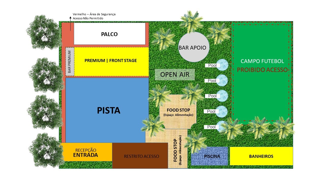 Mapa do evento