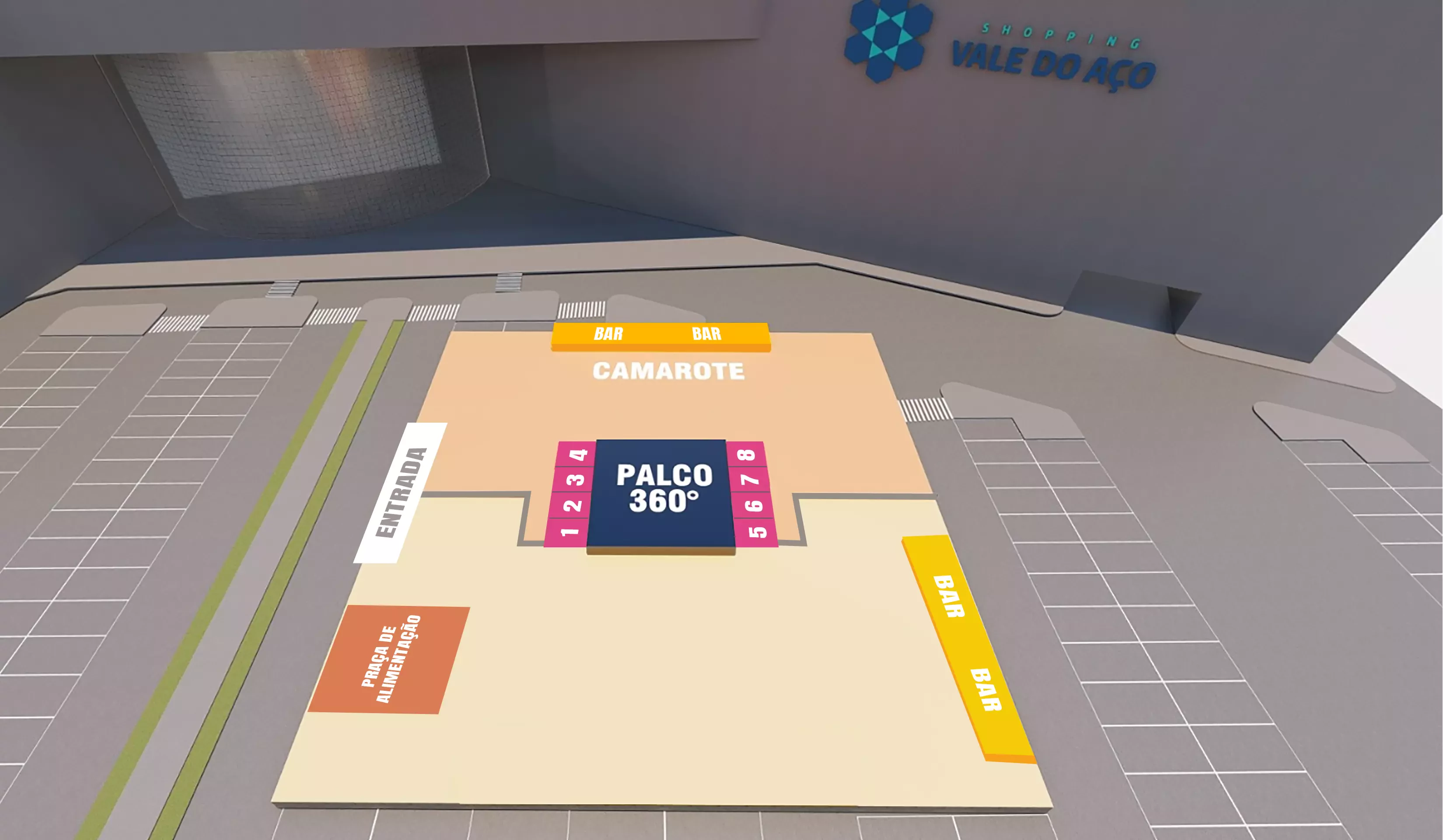 Mapa do evento