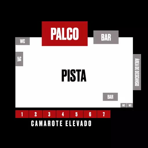 Mapa do evento