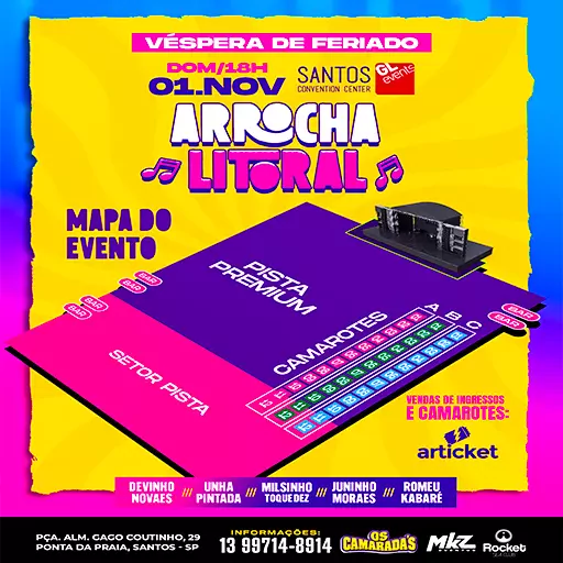 Mapa do evento