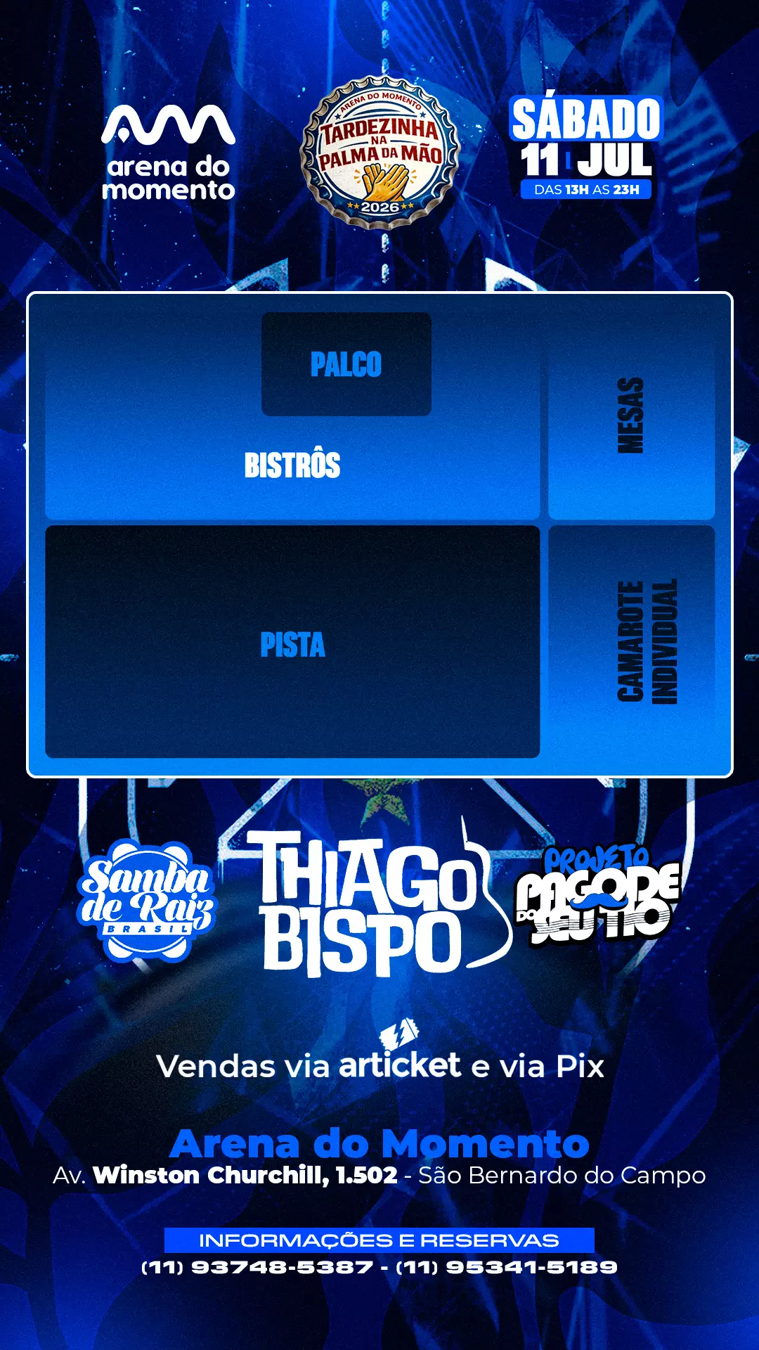 Mapa do evento