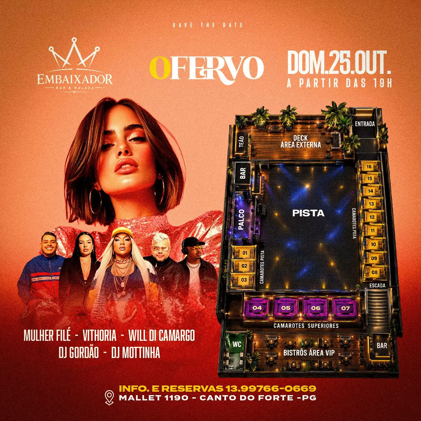 Mapa do evento