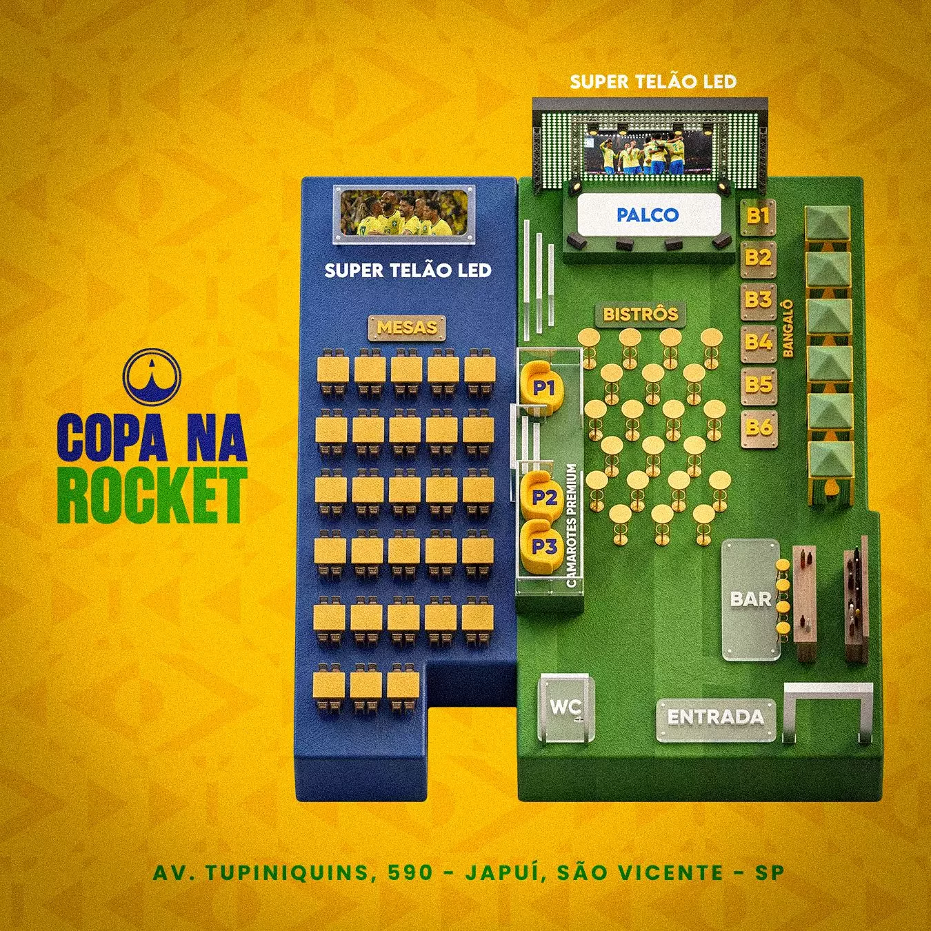 Mapa do evento