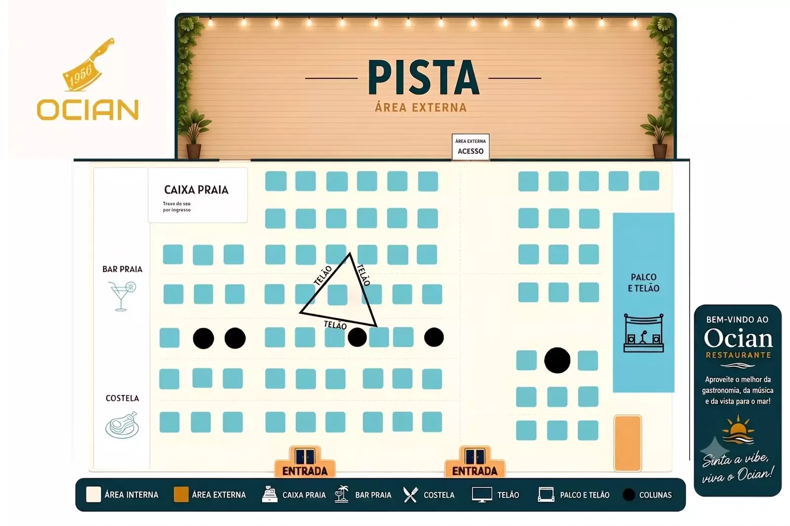 Mapa do evento