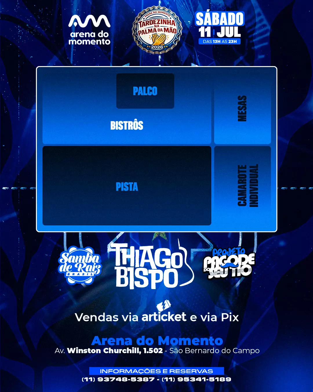 Mapa do evento