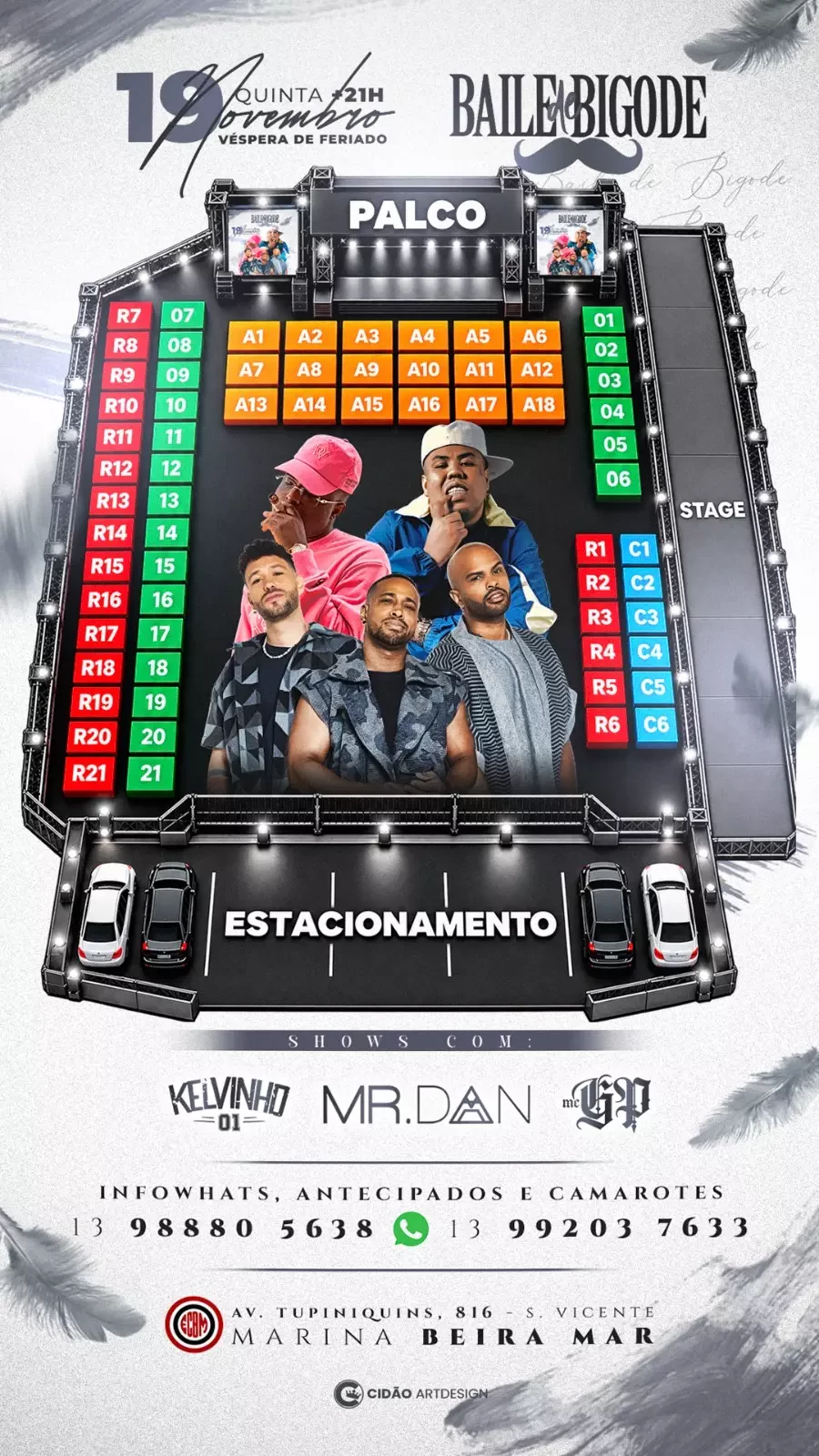 Mapa do evento