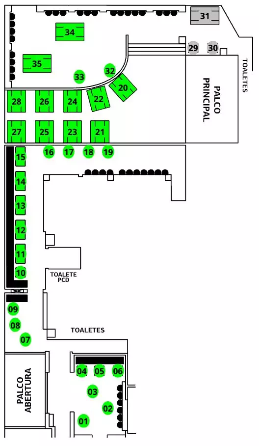 Mapa do evento