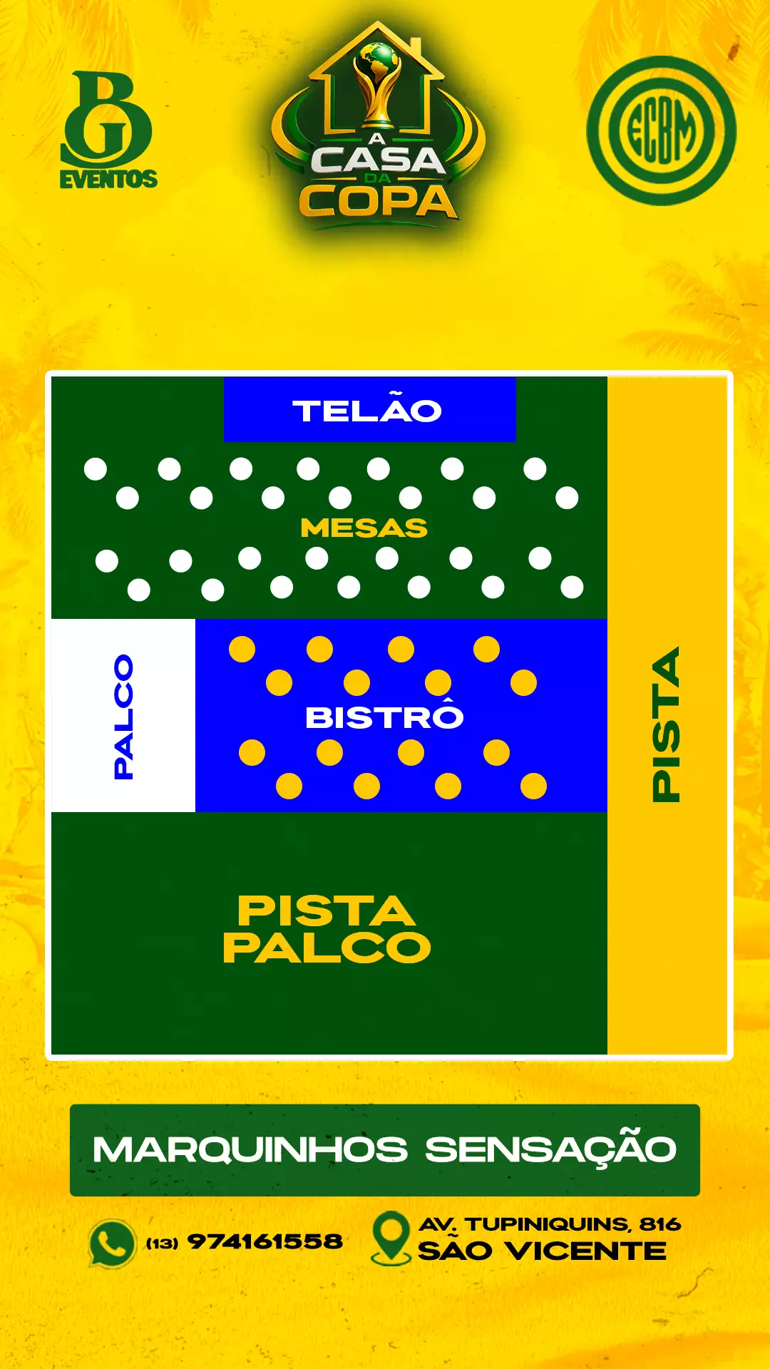 Mapa do evento