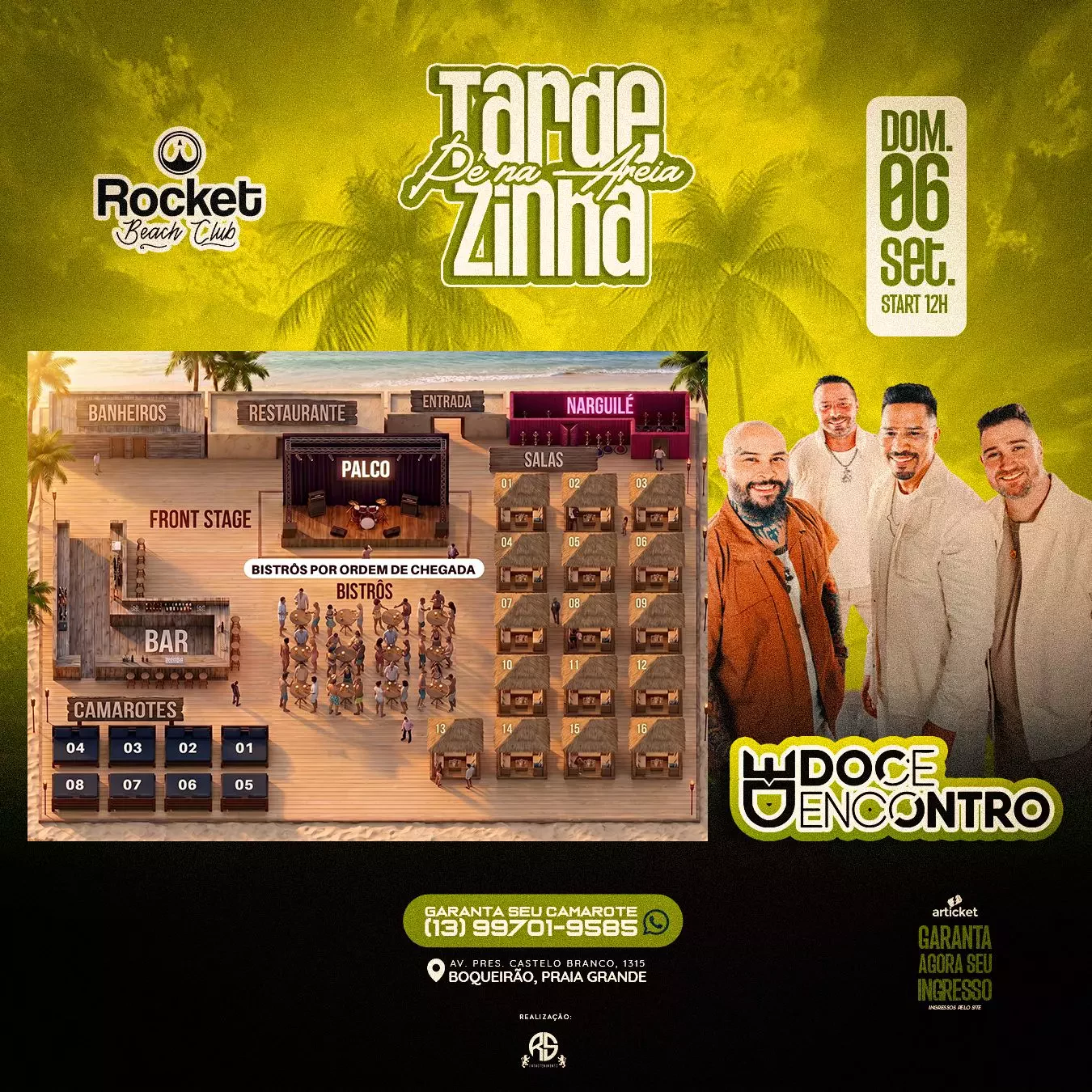 Mapa do evento