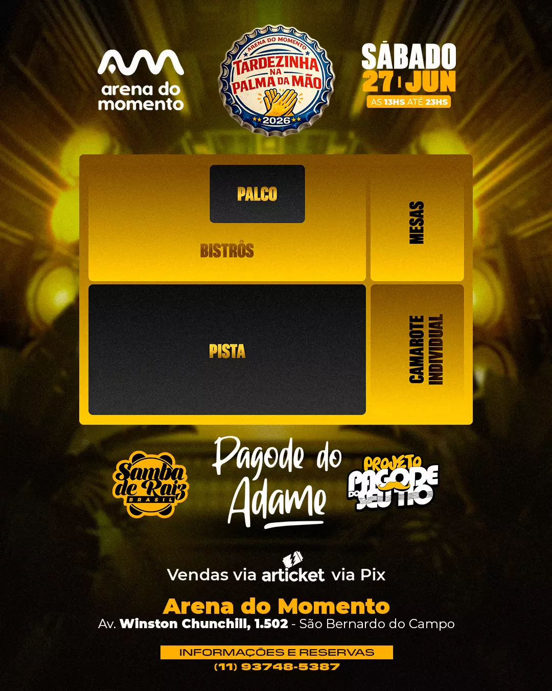 Mapa do evento