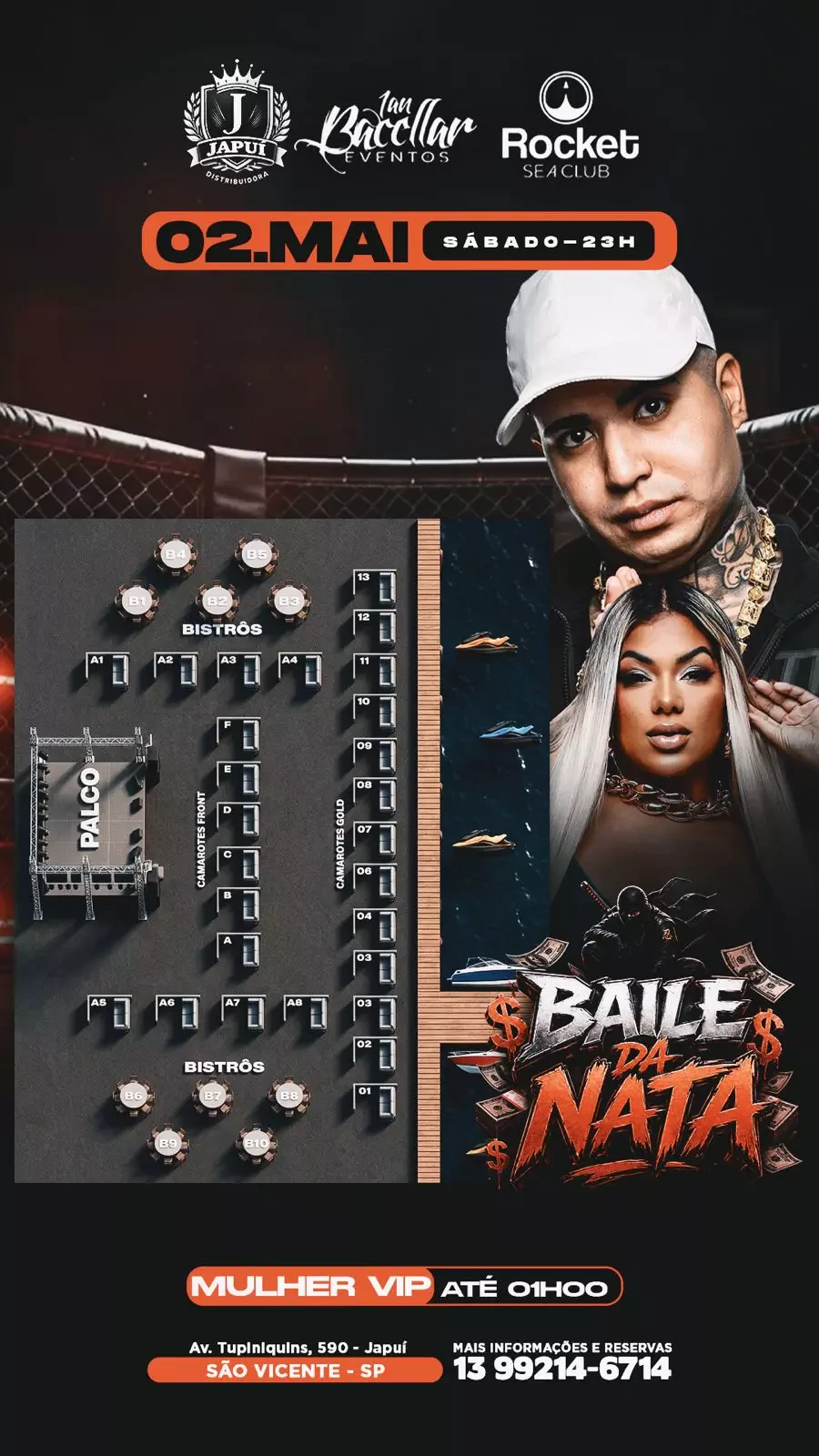 Mapa do evento