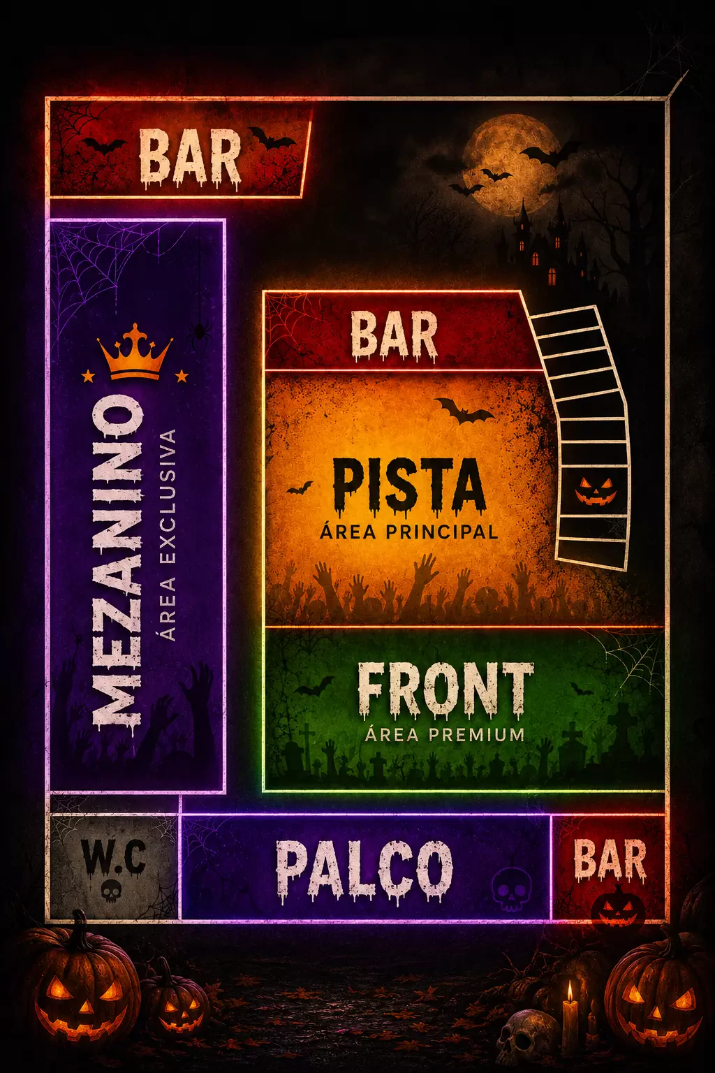 Mapa do evento