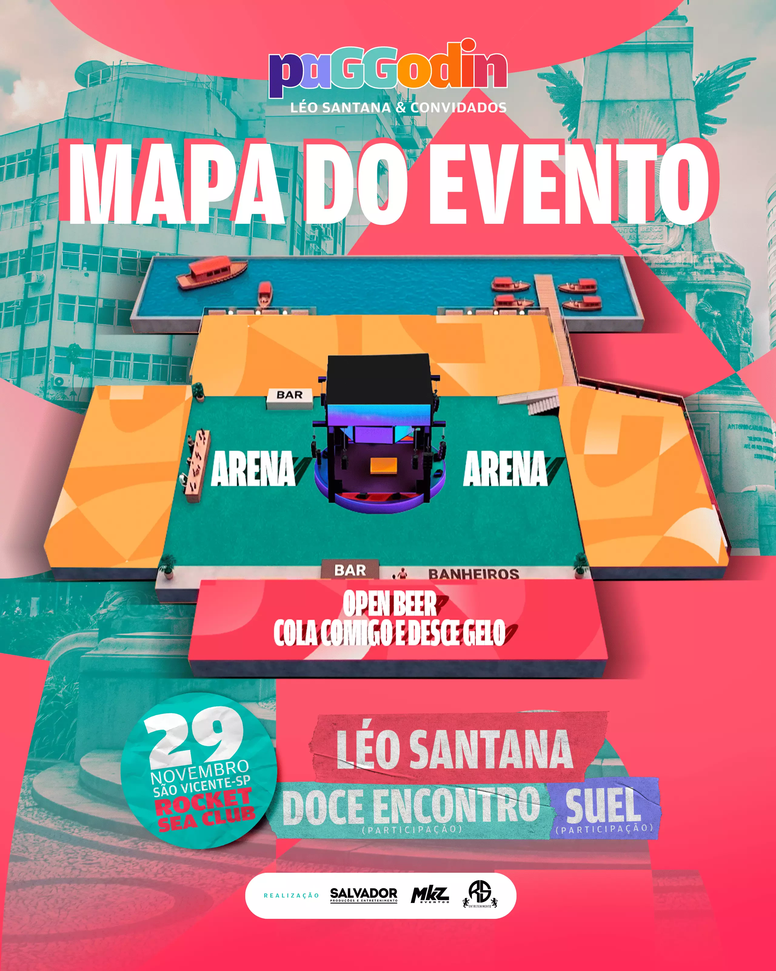 Mapa do evento
