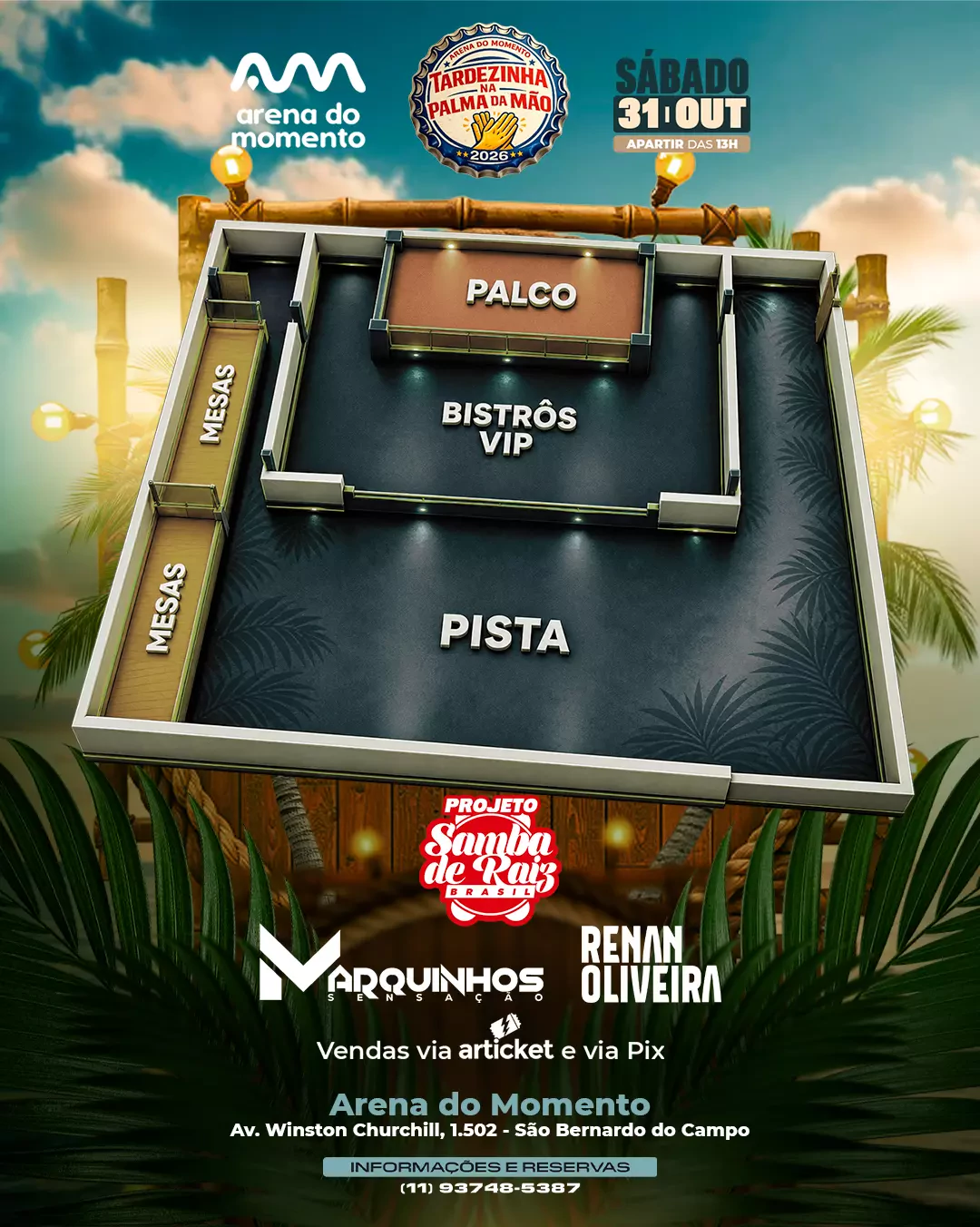 Mapa do evento