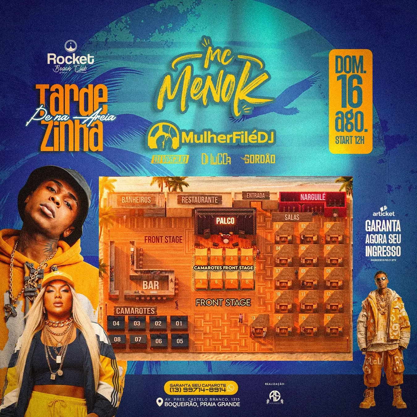 Mapa do evento