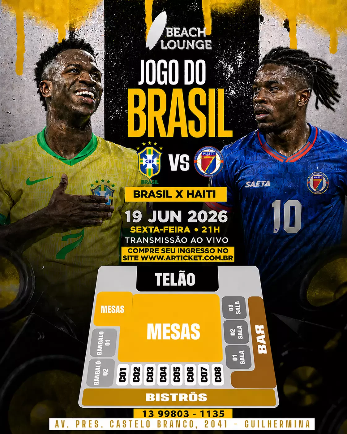 Mapa do evento