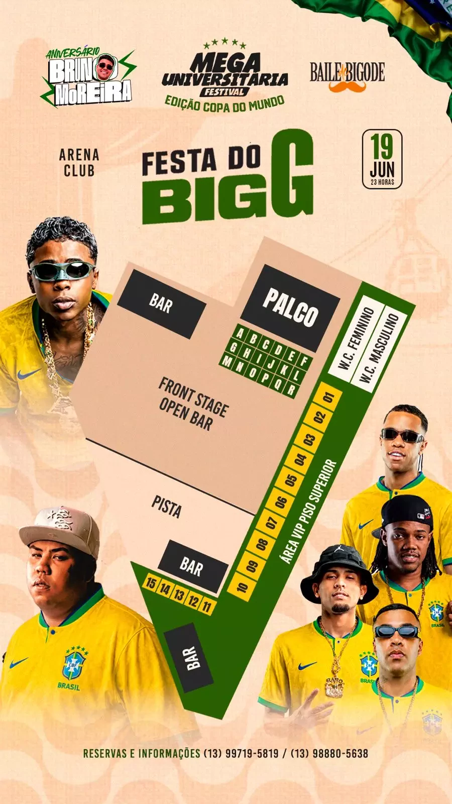 Mapa do evento