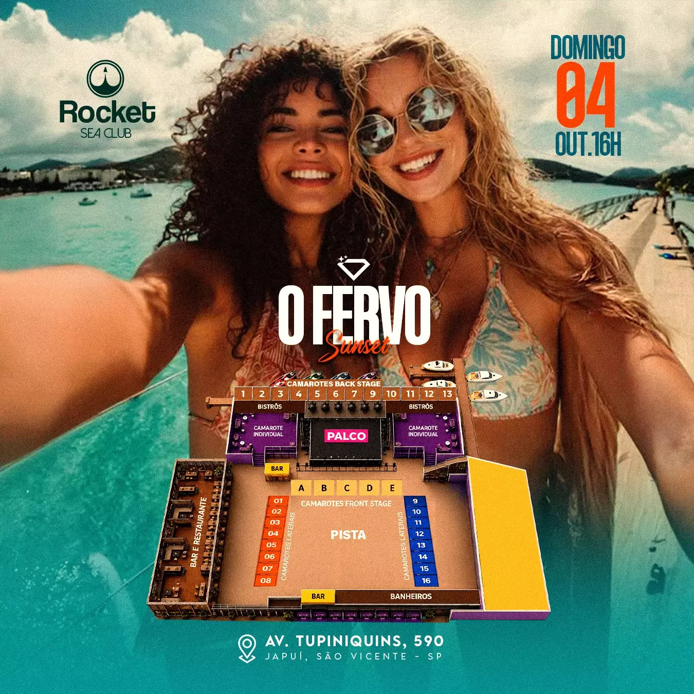 Mapa do evento